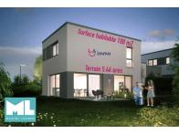 Semi-detached house with garage - lot 16 "Cité Grand-Duc Jean" in Hautcharage - Image #1 Semi-detached house with garage - lot 16 "Cité Grand-Duc Jean" in Hautcharage - Image #1