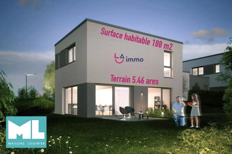 Semi-detached house with garage - lot 16 "Cité Grand-Duc Jean" in Hautcharage - Image #1 Semi-detached house with garage - lot 16 "Cité Grand-Duc Jean" in Hautcharage - Image #1