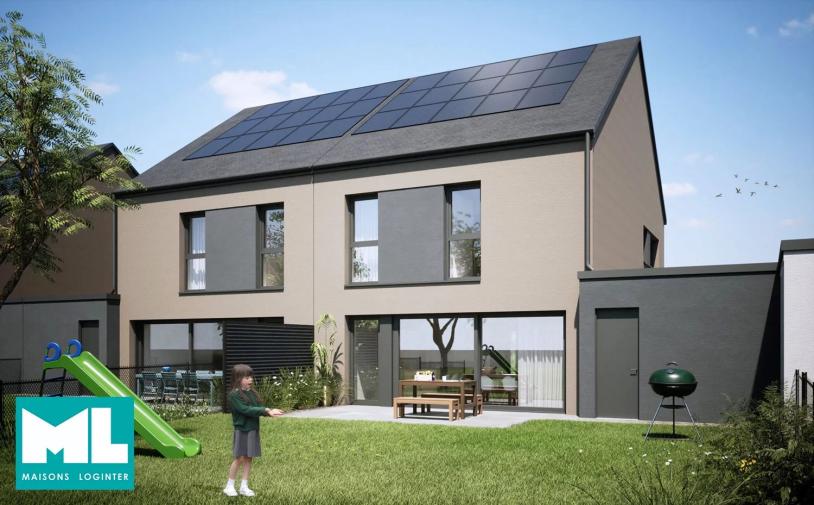 Maison jumelée avec garage - Future construction à Sprinkange - Image #3