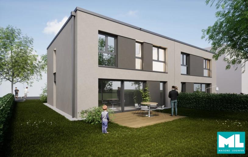 Maison unifamiliale jumelée par le garage 3 chambres Lot 04 à Filsdorf - Image #2