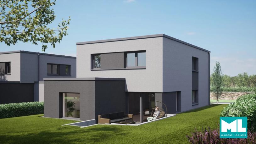 Maison unifamiliale jumelée par le garage 3 chambres  Lot 10  Fildorf - Image #3