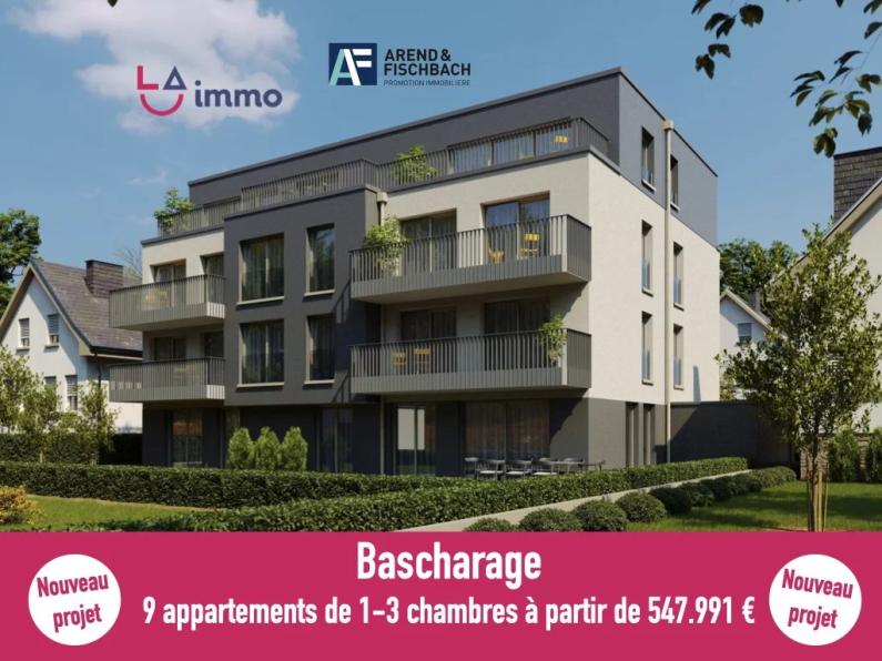Appartement 2 Chambres au 3ème Étage de la Résidence IRMA, Bascharage - Image #1 Appartement 2 Chambres au 3ème Étage de la Résidence IRMA, Bascharage - Image #1