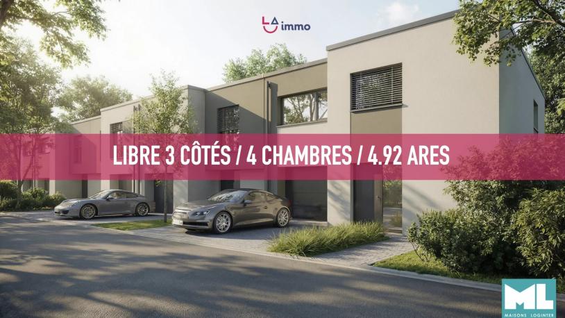 Lot 121: Maison unifamiliale libre 3 côtés - Vente - LA-Immo
