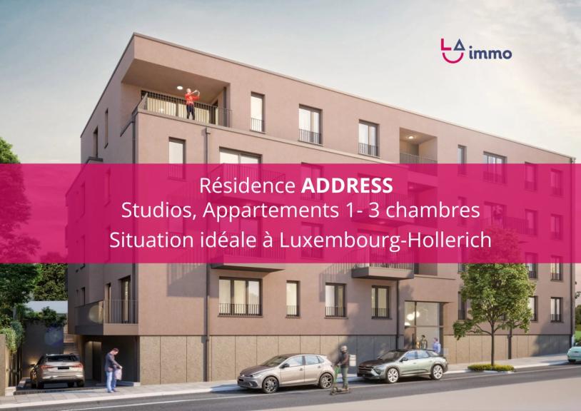 Real Estate Building "THE ADDRESS" in Hollerich (Luxembourg) - Image #1 Real Estate Building "THE ADDRESS" in Hollerich (Luxembourg) - Image #1